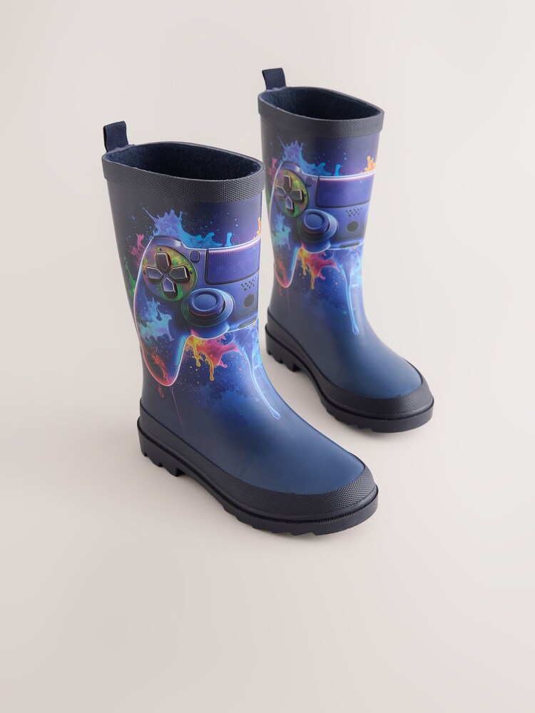 Blue Gamer - Rubber Wellies - Larawan 1 ng 5