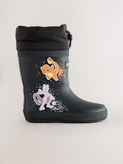 Black Pokemon Adjustable Cuff Wellies - Image 2 of 5