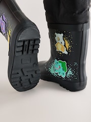 Black Pokemon Adjustable Cuff Wellies - Image 3 of 5