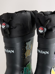 Black Pokemon Adjustable Cuff Wellies - Image 4 of 5