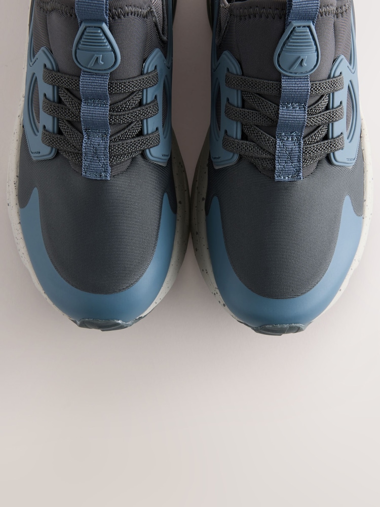 Grey Standard Fit (F) Elastic Lace Trainers - Image 9 of 9 Grey Standard Fit (F) Elastic Lace Trainers - Image 9 of 9