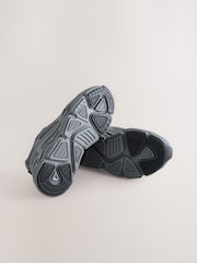 Grey Elastic Lace Trainers - Image 8 of 10