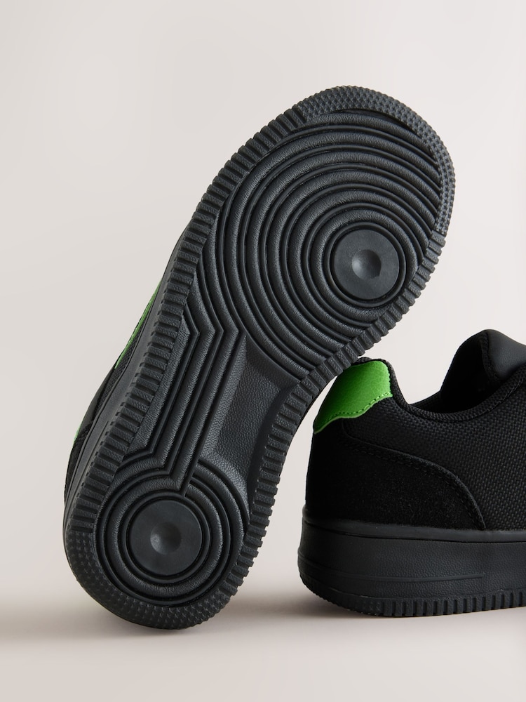 Black/Green Standard Fit (F) Minecraft Light Up Trainers - Image 11 of 11 Black/Green Standard Fit (F) Minecraft Light Up Trainers - Image 11 of 11