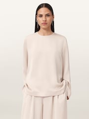 AllSaints White Leanne Top - Image 1 of 7