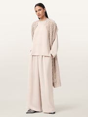AllSaints White Leanne Top - Image 3 of 7
