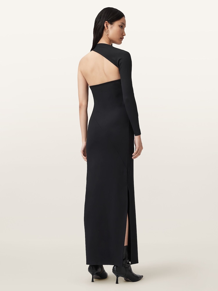 all saints backless dress Buy AllSaints Black Ari from Next USA out back and a navy blue Strapless Light Blue Tie US Size:24W