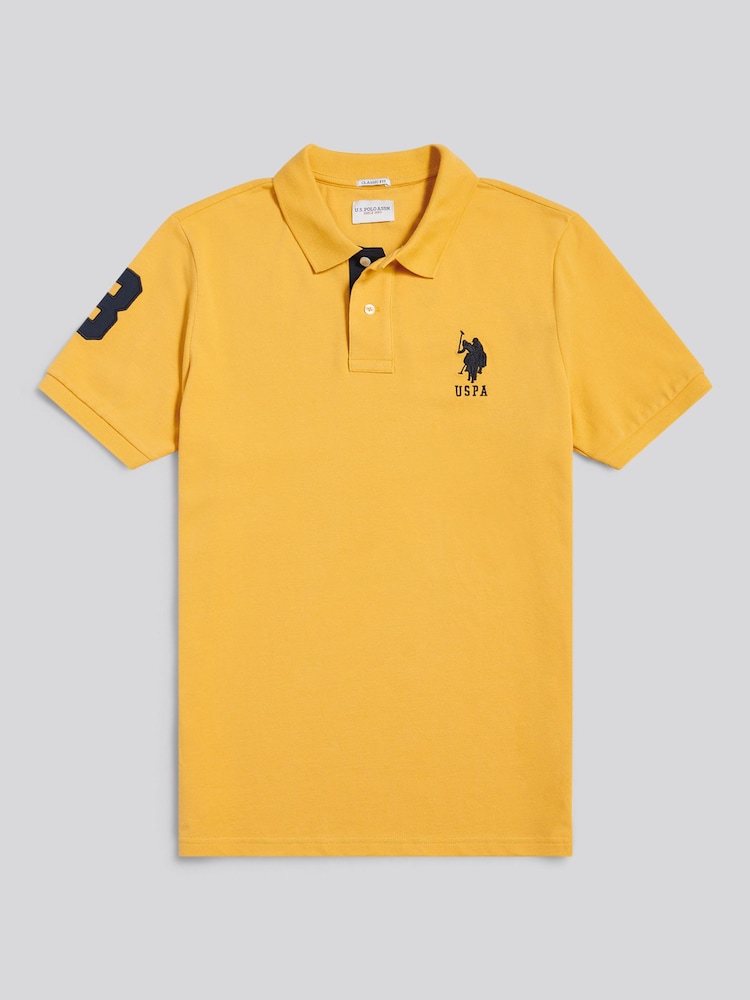 U.S. Polo Assn. Yellow Player 3 Polo Shirt - Image 1 of 3 U.S. Polo Assn. Yellow Player 3 Polo Shirt - Image 1 of 3
