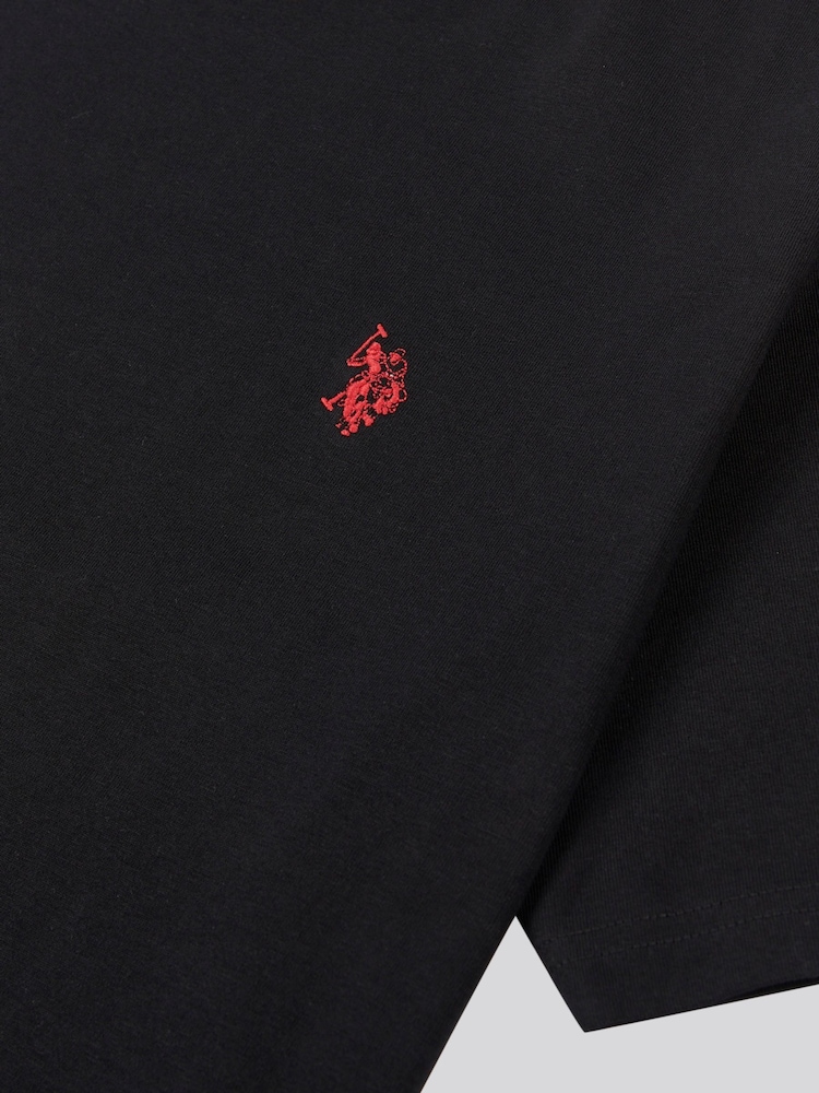 U.S. Polo Assn Black Double Horsemen T-Shirt - Image 3 of 3