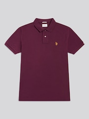 Morado claro - U.S. Polo Assn. Polo de piqué de corte estándar 100% algodón - Imagen 5 de 8