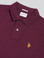 Morado claro - U.S. Polo Assn. Polo de piqué de corte estándar 100% algodón - Imagen 7 de 8