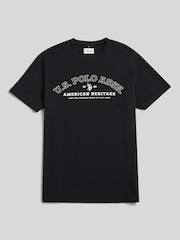 Чорний - U.S. Polo Assn Heritage Graphic T-Shirt - Image 6 of 8