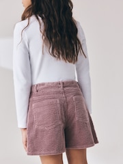 Pink Cord Wrap Skort (3-16yrs) - Image 3 of 8