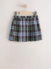 Blue/ Green Check Pleated Skirt (3-16yrs) - Image 5 of 8
