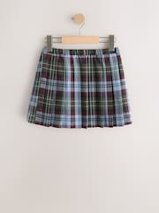 Blue/ Green Check Pleated Skirt (3-16yrs) - Image 6 of 8