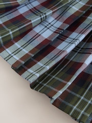 Blue/ Green Check Pleated Skirt (3-16yrs) - Image 8 of 8