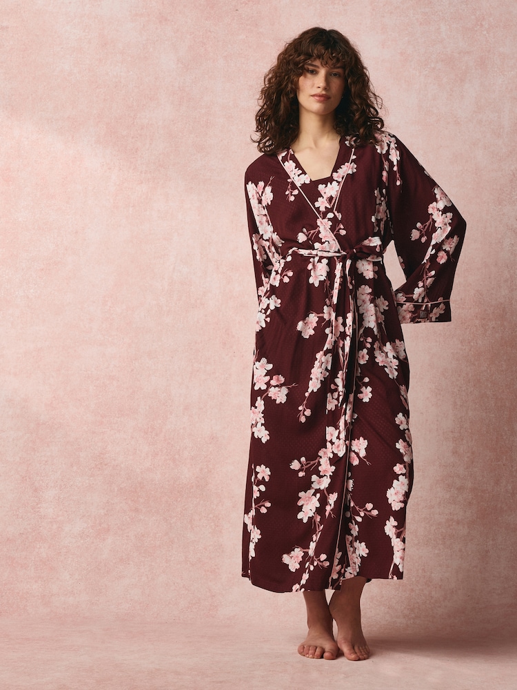 Bath & Body Works Berry Red Light weight Robe - Image 1 of 8