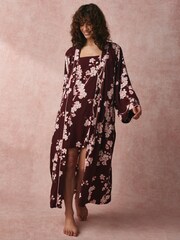 Bath & Body Works Berry Red Light weight Robe - Image 2 of 8