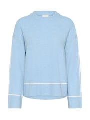 Kaffe Blue Long Sleeve Jumper - Image 5 of 6