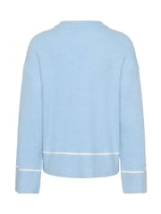 Kaffe Blue Long Sleeve Jumper - Image 6 of 6