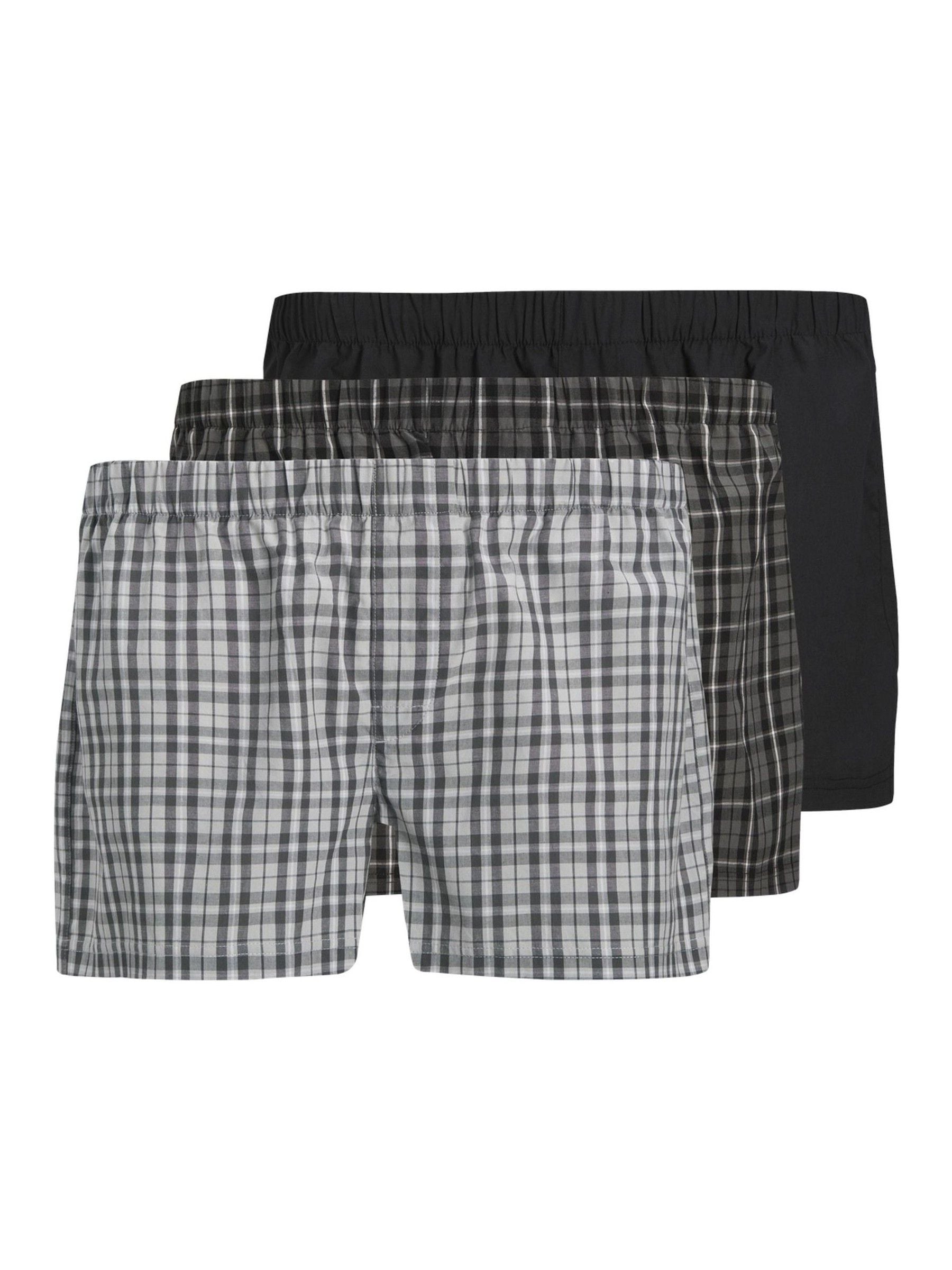 Jack & Jones Men's Black Boxer Shorts Milano (X3) - Image 4