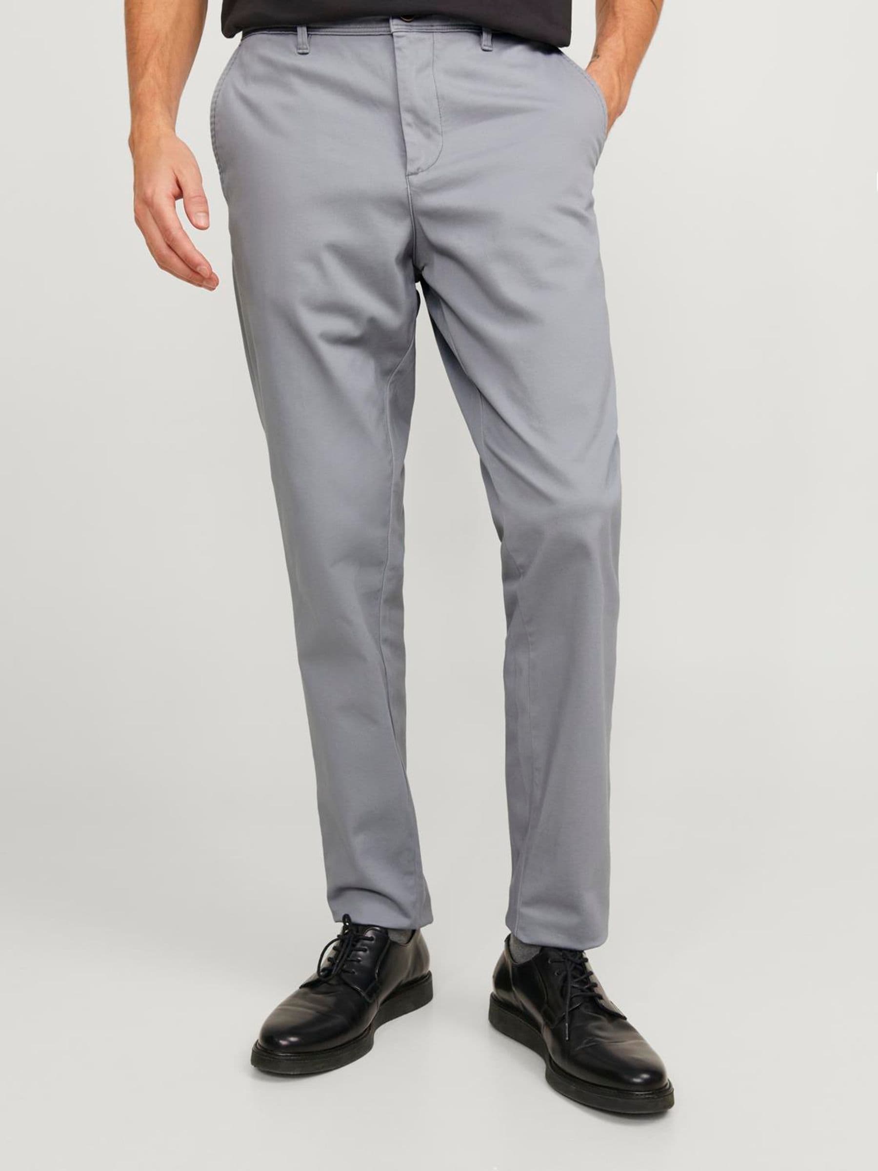 Jack & Jones Ultimate Grey Jack Jones Marco Bowie Chino Trousers - Image 6