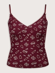 Tala Red Sleep Lounge Cami Vest - Image 3 of 3