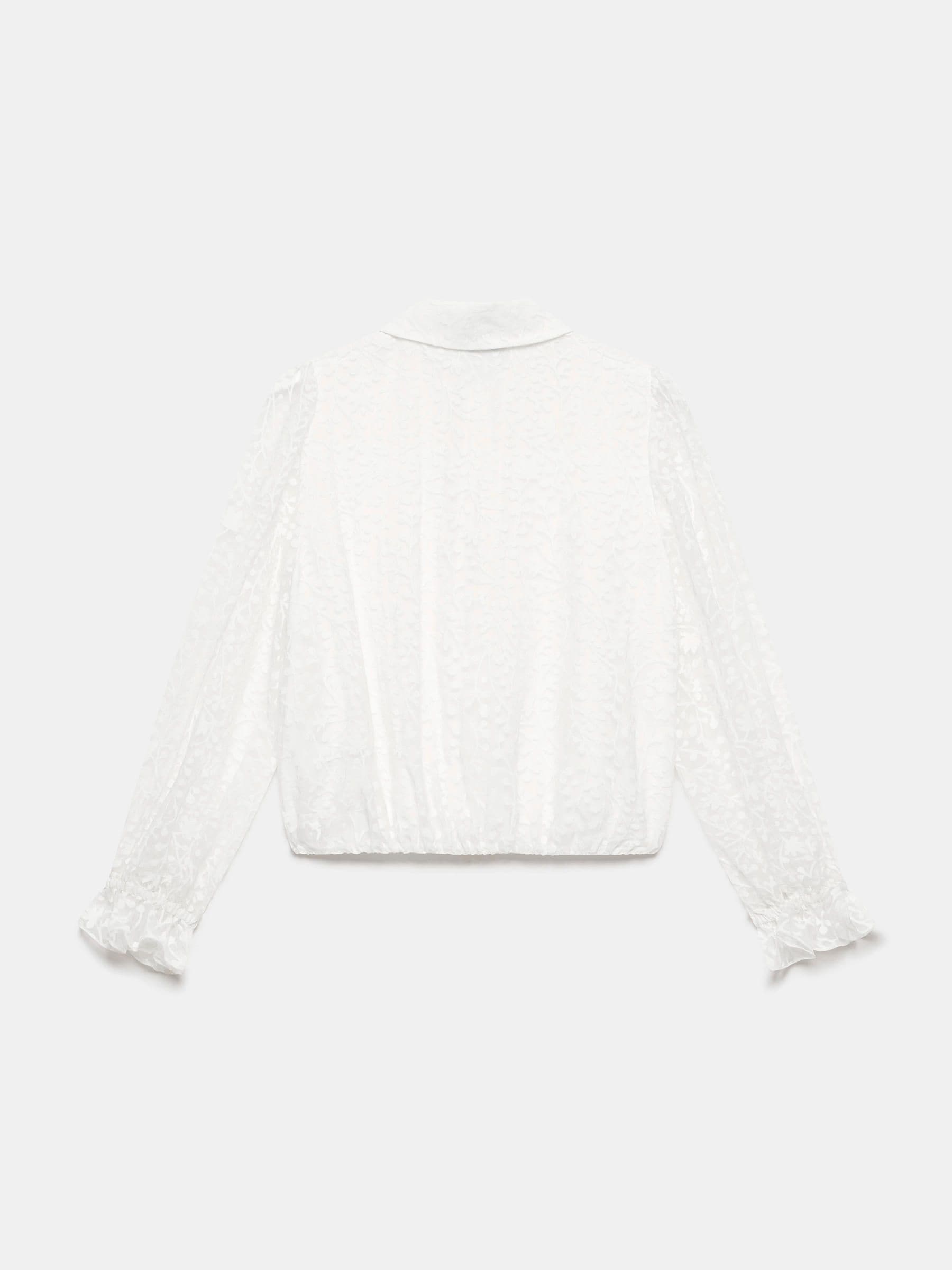 Buy Mint Velvet White Jacquard Shirt from the Next UK online shop
