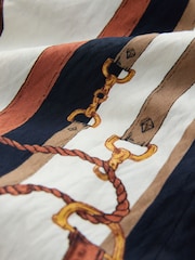 Ecru Scarf Horse Print Halter Neck Top - Image 6 of 7