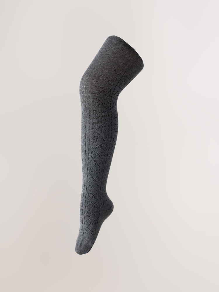 Baker by Ted Baker Pointelle Bow Tights 3 Pack - Slika 2 iz 4