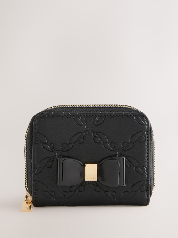 Porta-moedas infantil com laço em relevo Baker by Ted Baker para a volta às aulas. - Imagem 1 de 6