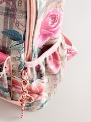 Baker by Ted Baker Back to School Floral Monogram Bow Backpack - Image 4 of 7