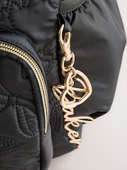 Baker by Ted Baker Back to School Black Quilted Bow Backpack - Image 5 of 6