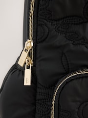 Baker by Ted Baker Back to School Black Quilted Bow Backpack - Image 6 of 6