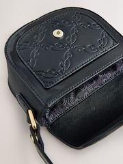 Baker by Ted Baker Childrens Black Embossed Bow Cross Body Bag - Image 7 of 8