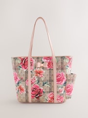 Baker by Ted Baker Back to School Foral Monogram Bow Tote Bag - Image 1 of 6