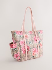 Baker by Ted Baker Back to School Foral Monogram Bow Tote Bag - Image 3 of 6