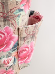 Baker by Ted Baker Back to School Foral Monogram Bow Tote Bag - Image 4 of 6