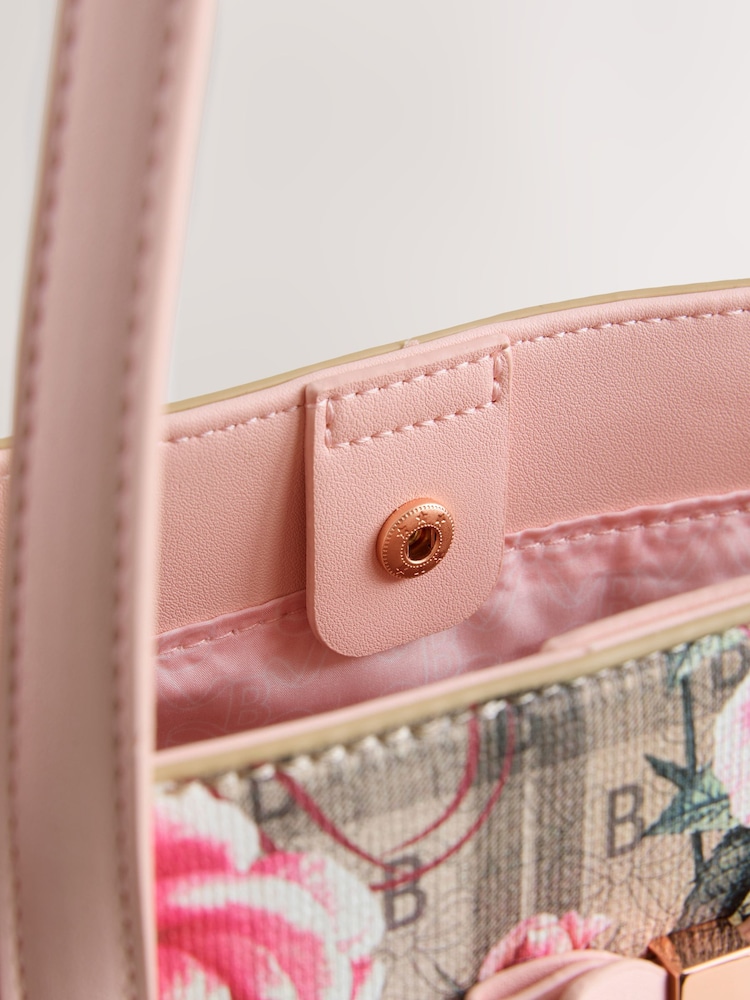 Baker by Ted Baker Back to School Foral Monogram Bow Tote Bag - Image 6 of 6 Baker by Ted Baker Back to School Foral Monogram Bow Tote Bag - Image 6 of 6