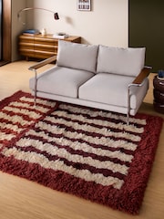 MADE.COM Burgundy Red Brute Rug - Image 1 of 5
