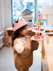 Tooky Toy Wooden Dessert Stand Set - Image 1 of 2