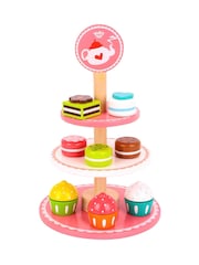Tooky Toy Wooden Dessert Stand Set - Image 2 of 2