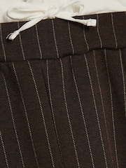 River Island Brown Side Stripe Waistband Wide Leg Trousers - Image 4 of 4