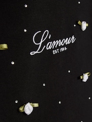 River Island Lamour Rosette Baby T-Shirt - صورة 4 من 4