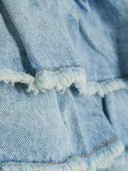 تنورة دنيم Rara من River Island - صورة 3 من 4