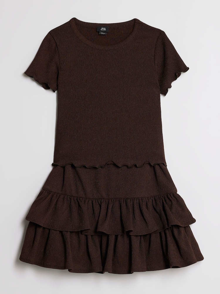 Buy River Island Brown Textured Baby T-Shirt & Rara Skirt Set from Next Lebanon Buy River Island Brown Textured Baby T-Shirt & Rara Skirt Set from Next Lebanon