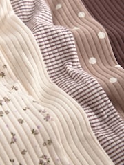 Nøytral - Ribbestrikkede Flare Leggings 5 Pakke (1 til327år) - Bilde 9 av 9