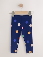 Pink Rainbow Horse Ribbed Leggings 5 Pack (3mths-7yrs) - Image 3 of 10