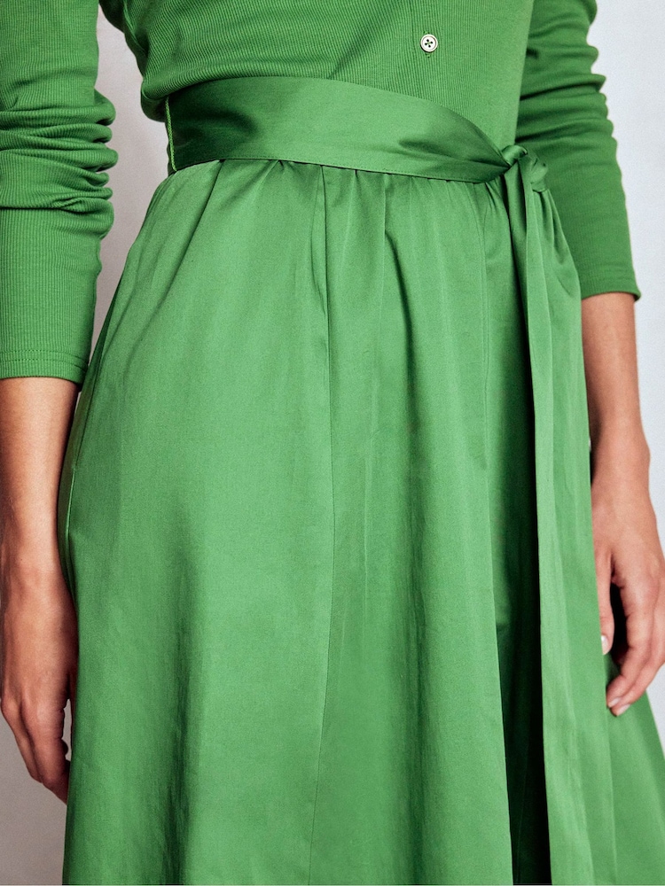 grass green prom dress Strapless Long Metallic Prom Dress with Side Sash Ocean / 12 main image 1