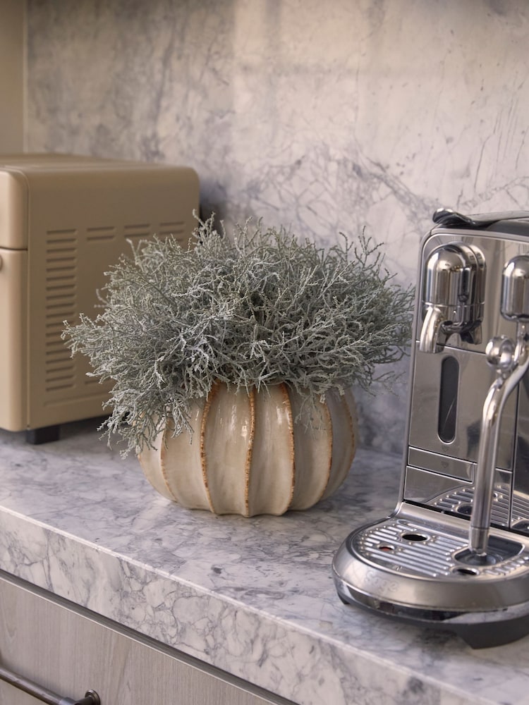 Sixty3 Styled Natural Lydia Vase with Foliage - Image 1 of 3