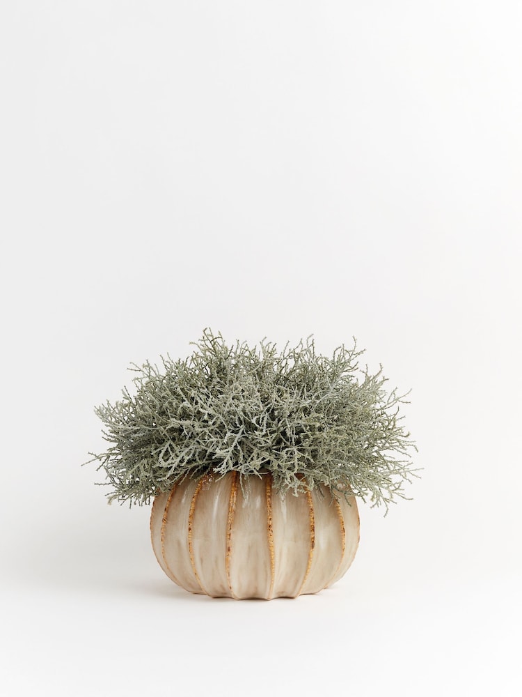 Sixty3 Styled Natural Lydia Vase with Foliage - Image 2 of 3